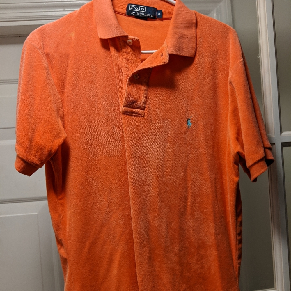 Ralph Lauren microfiber polo (rare/very good)SzM